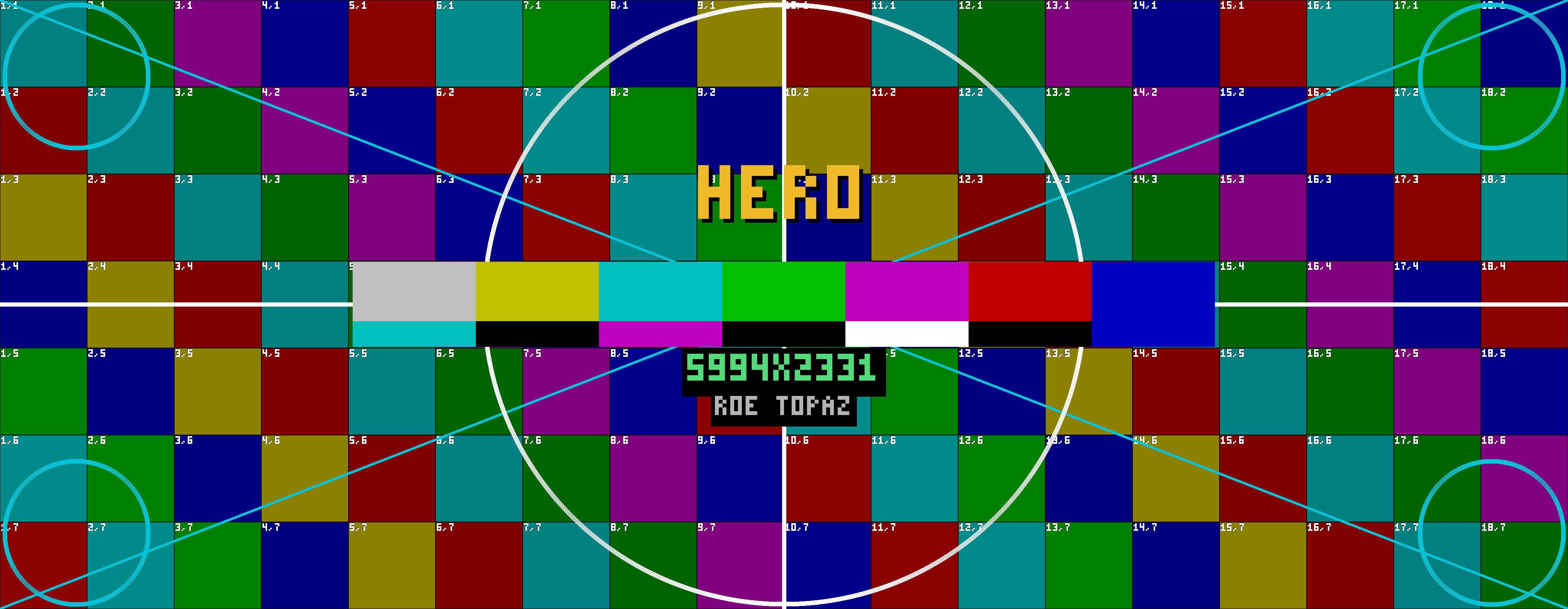 LED Builder raster panel map